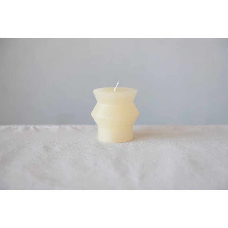 3″ Unscented Totem Candle – Cream