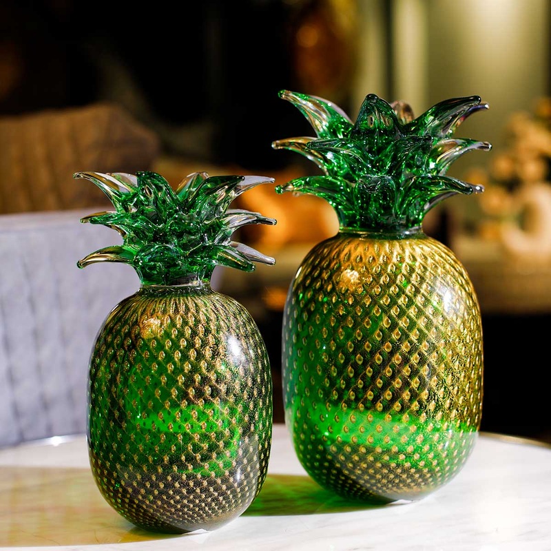 Crystal Pineapple Dcor Object Large
