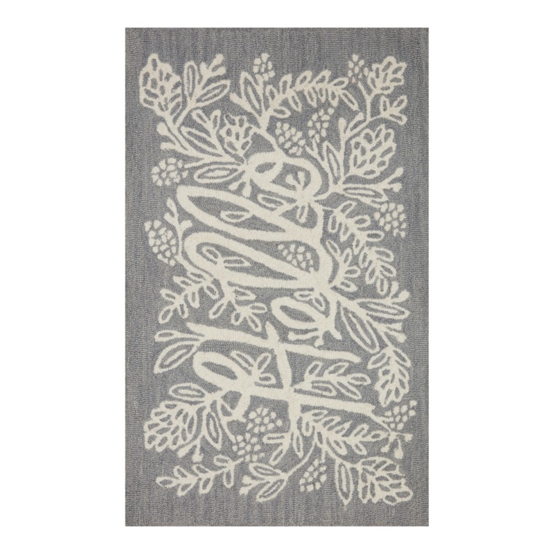 Rifle Paper Co. x Loloi Minnie Hello Grey Rug