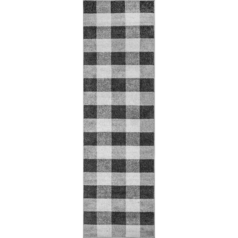 Virginia Buffalo Plaid Rug | Grey