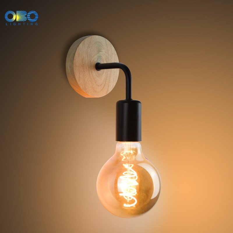 Wood Wall Light for Dining and Bedrooms