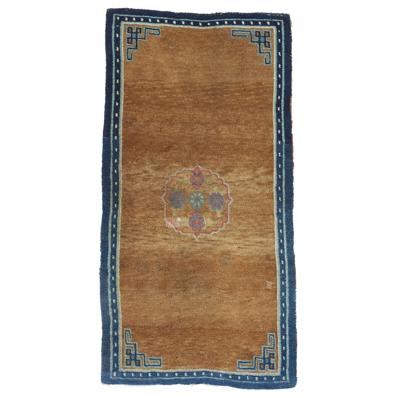 ANTIQUE TIBETAN KHADEN 2′ 6″ x 4′ 10″ 19th C