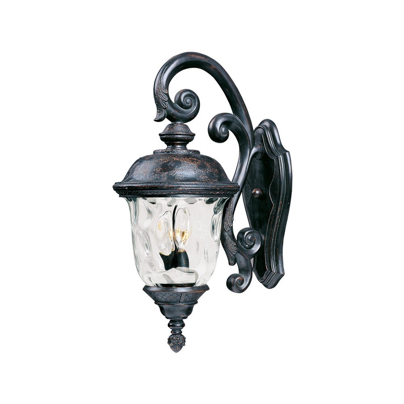 Carriage House Outdoor Glass Lantern Wall Light