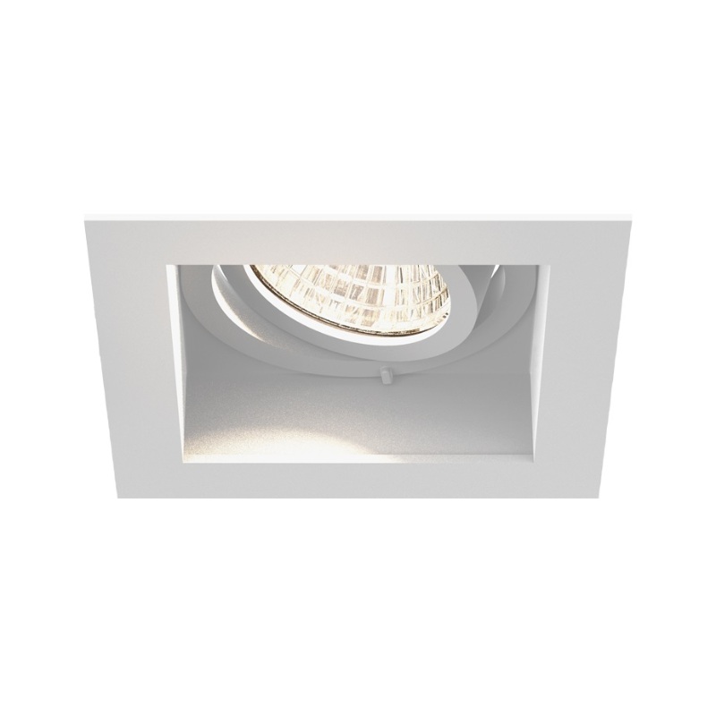 Eurofase TGO1ST Tango 1 Light 10W Square LED Gimbal with Trim, Linear Spread Lens