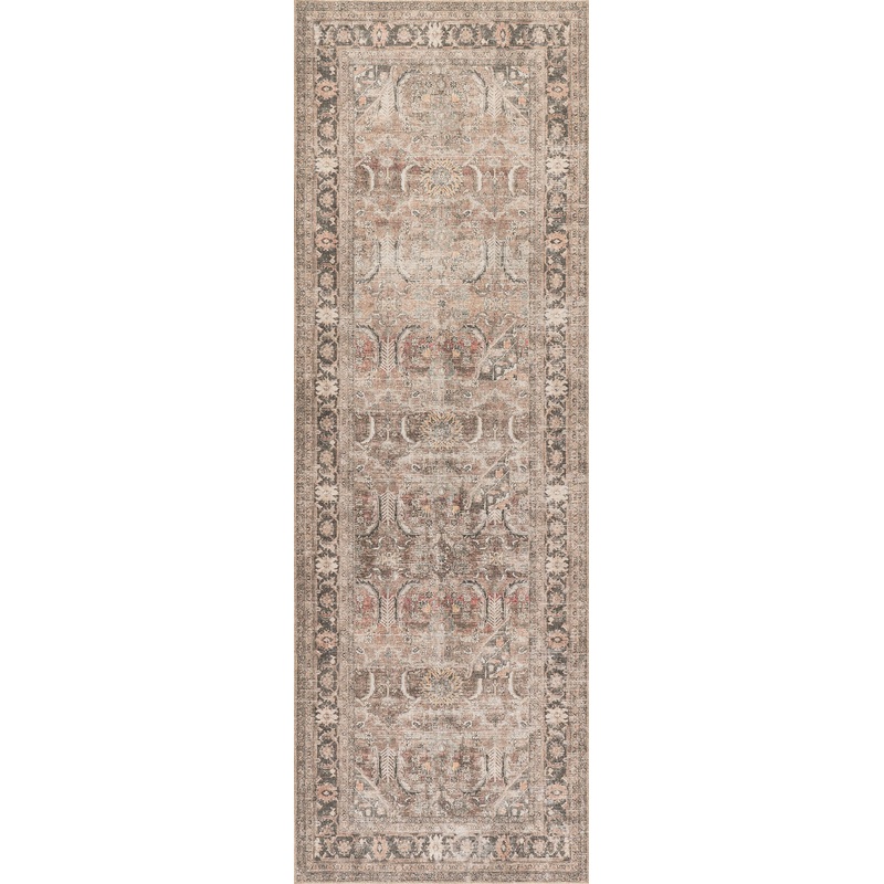 Red Bank Antiqued Jute-Blend Rug | Light Brown