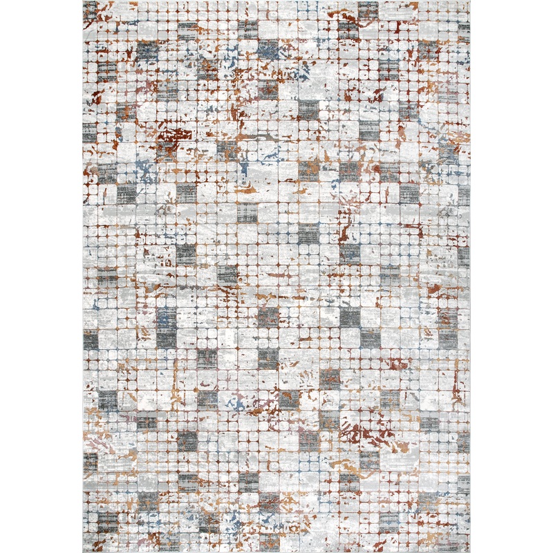 Sprawling Tiles Rug | Light Grey