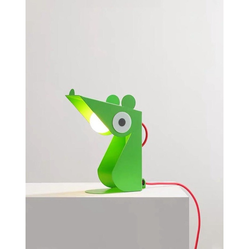 Whimsical Eclectic Memphis Mouse Table Lamp