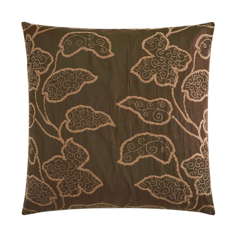 D.V. Kap Lyric 24″ x 24″ Decorative Throw Pillow | Chocolate