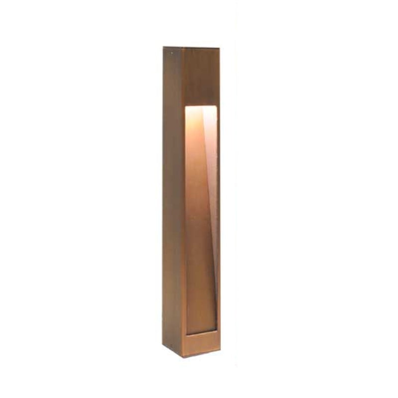 Focus Industries PL23DM 18″Tall 4W LED Square Aluminum Bollard, 12V, Deck Mount