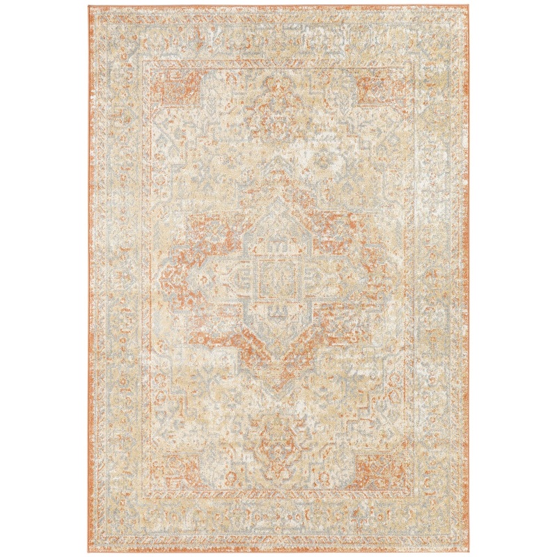 Nourison Essentials Persian Beige Rust Vintage Rug