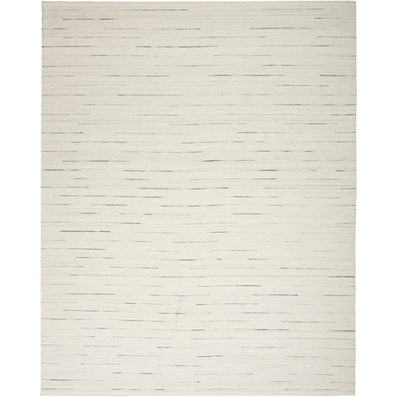 Nourison Interweave 9′ x 12′ Ivory Modern Indoor Rug