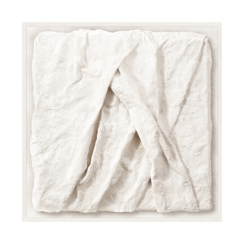 “Textured Drape I” Framed Art Print