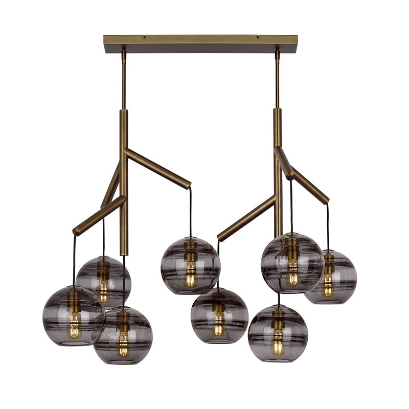 Visual Comfort 700SDNMPL2 Sedona Double 8-lt 39″ LED Chandelier