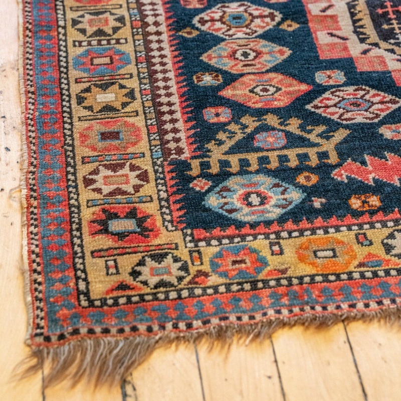 3’6 x 5’4 Antique Caucasian Rug