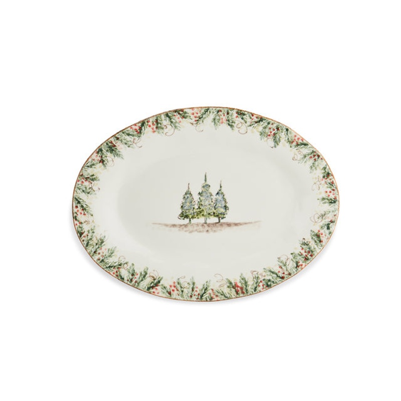 ARTE ITALICA: Natale Oval Platter