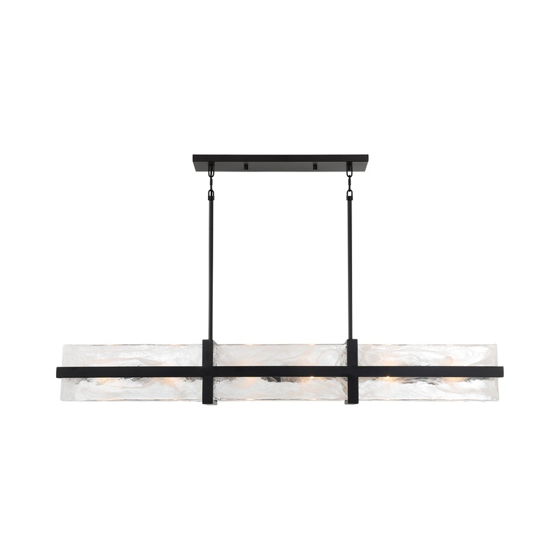 Cloud Break Linear Pendant Light