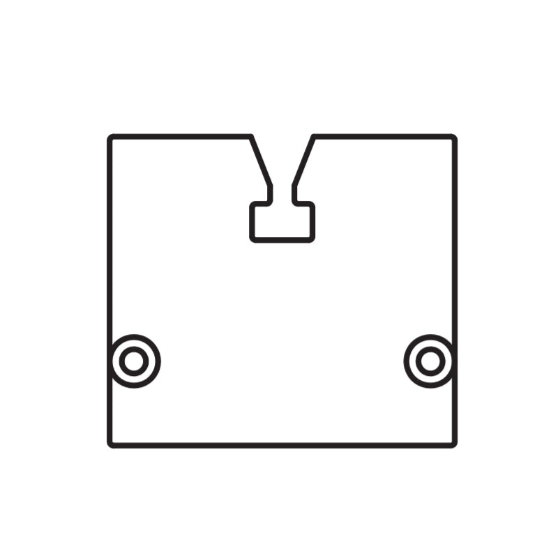 Core ALP2400TL-EC End Cap for Trimless Corner Profile