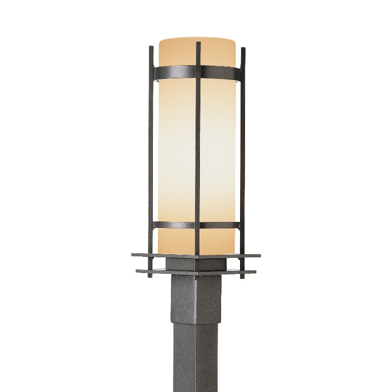 Hubbardton Forge 345895 Banded 1-lt 22″ Tall Outdoor Post Light