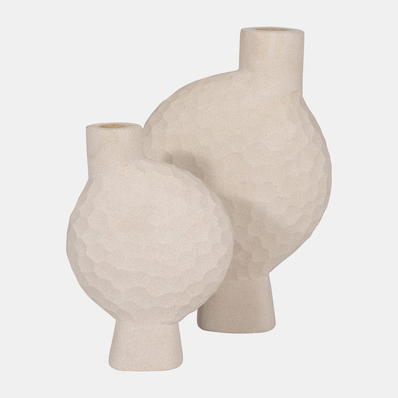 Sandstone Hammered Vase