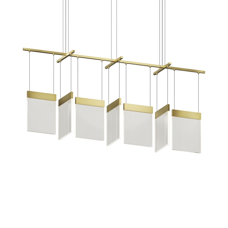 V Panels Bar LED Pendant Light
