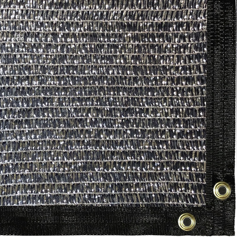 Be Cool Solutions 50% Aluminet Tape Knit Shade Cloth, Grommeted Panel