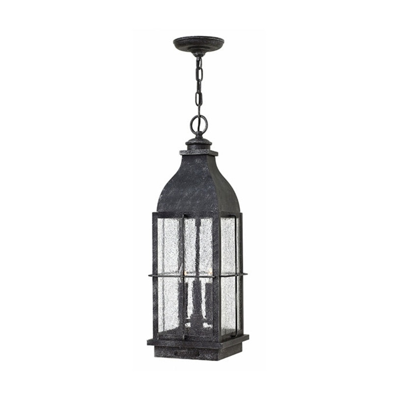 Hinkley 2042 Bingham 3-lt 8″ LED Outdoor Pendant