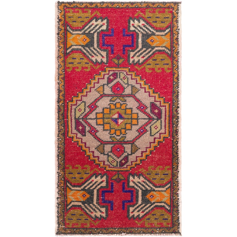 Antique One of a Kind 27501 Hand Knotted Wool Indoor Area Rug by Surya Rugs