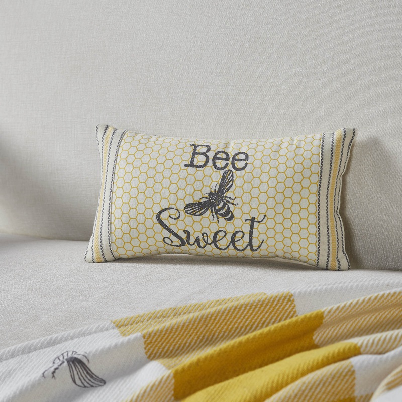Buzzy Bees Bee Sweet Pillow 7×13