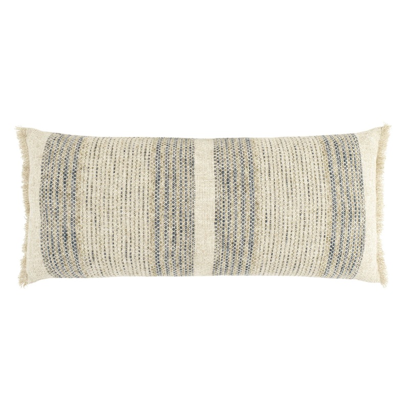 Cielo Stripe Decorative Pillow Cover | Blue