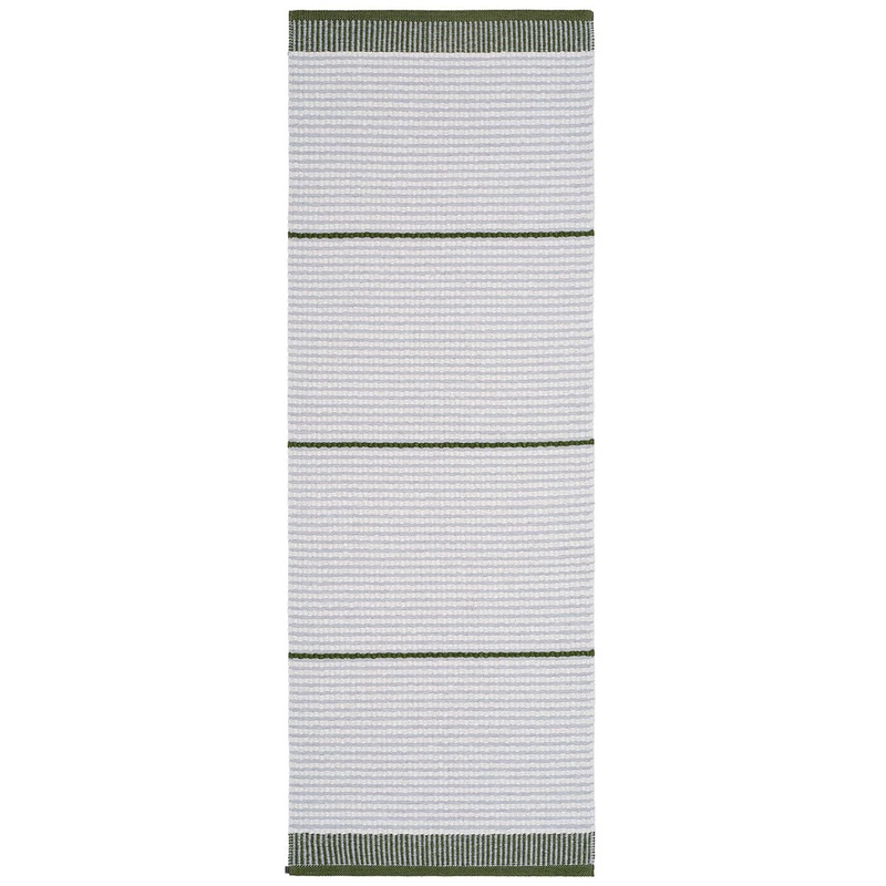 Rosa Indoor / Outdoor Swedish Woven Plastic Runner Rug, Six Sizes in Eight Color Variants