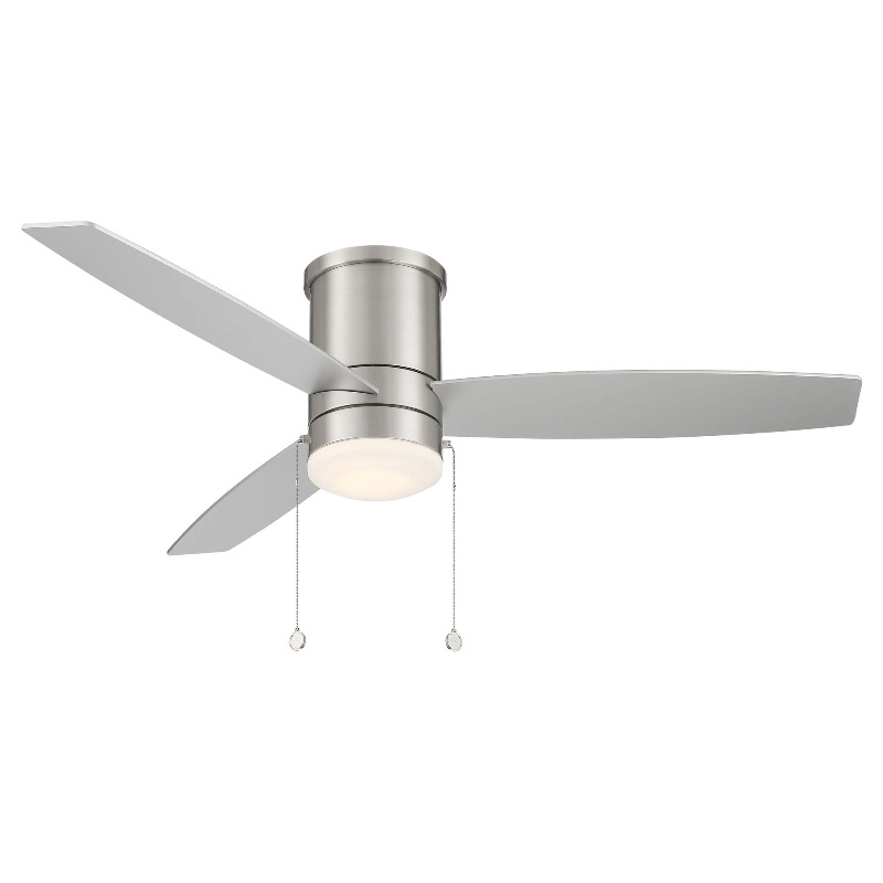 WAC F-073L Atlantis 52″ Indoor/Outdoor Flush Ceiling Fan with LED Light Kit