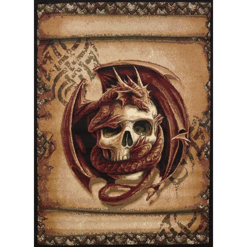 910-Snake Eyes Synthetic Blend Indoor Area Rug by United Weavers