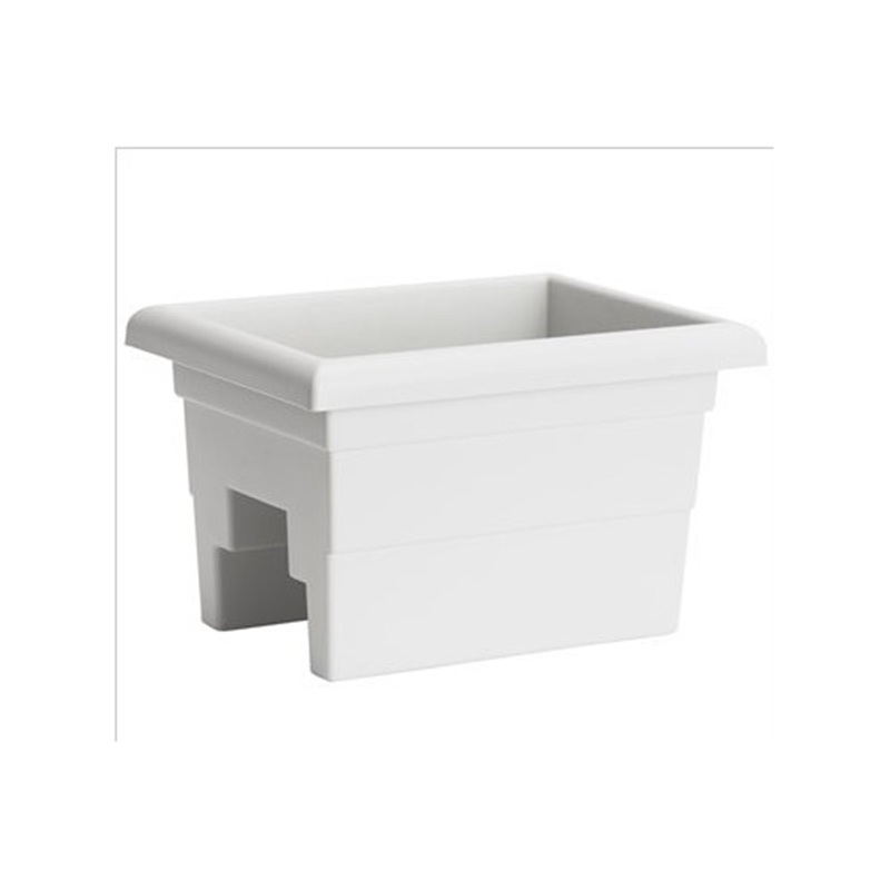 Novelty Countryside Flower Box Planter, White 16″