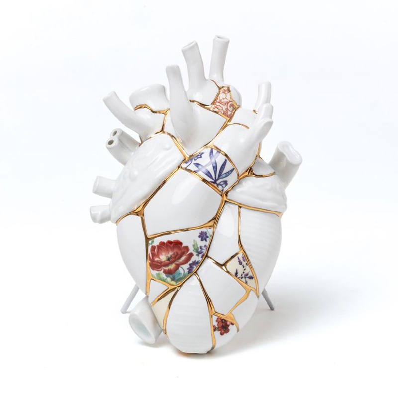 Seletti Love in Bloom Kintsugi Vase