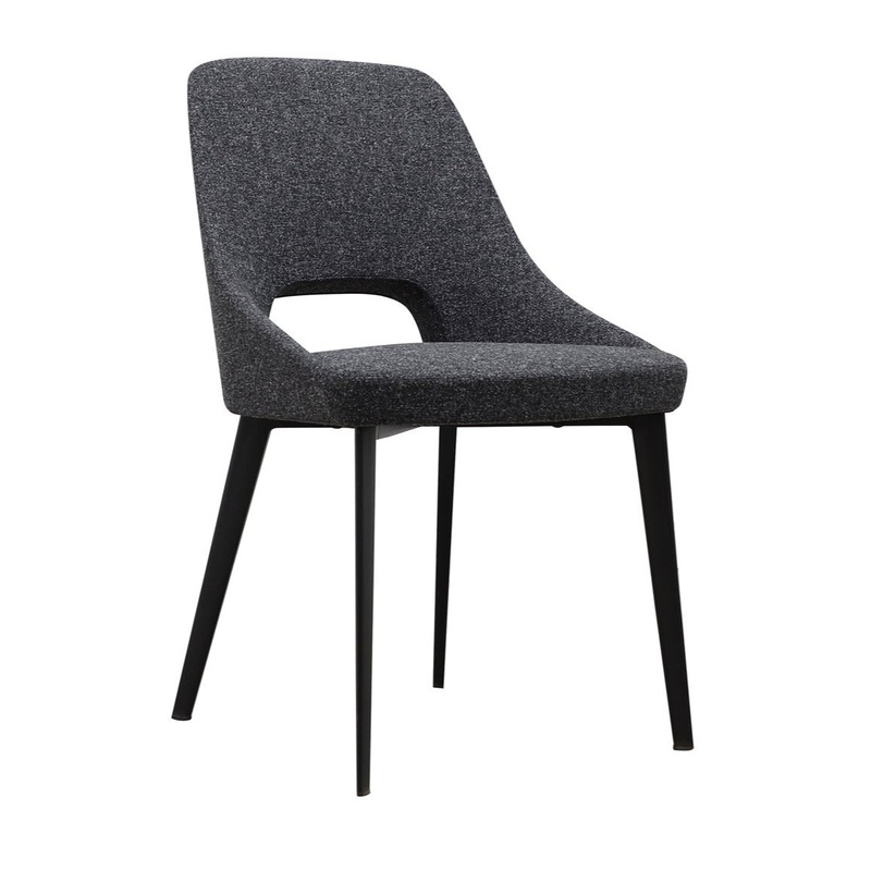 Set of Two Tiff Dining Chair – Dark Grey