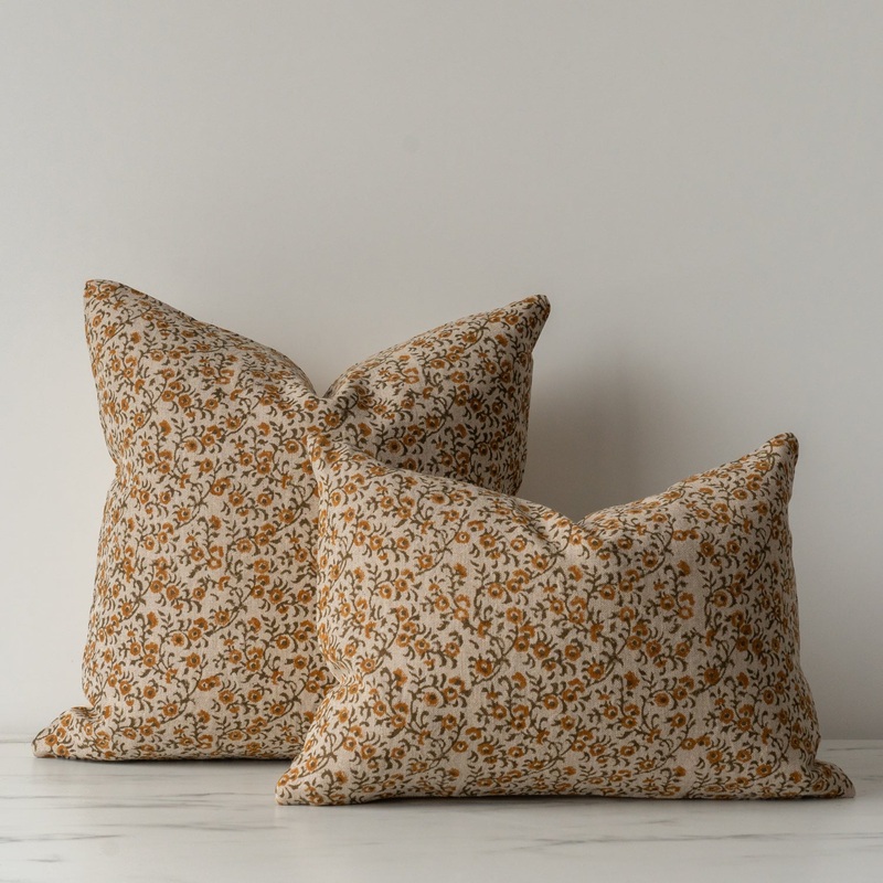 Tillie Block Print Pillow Cover