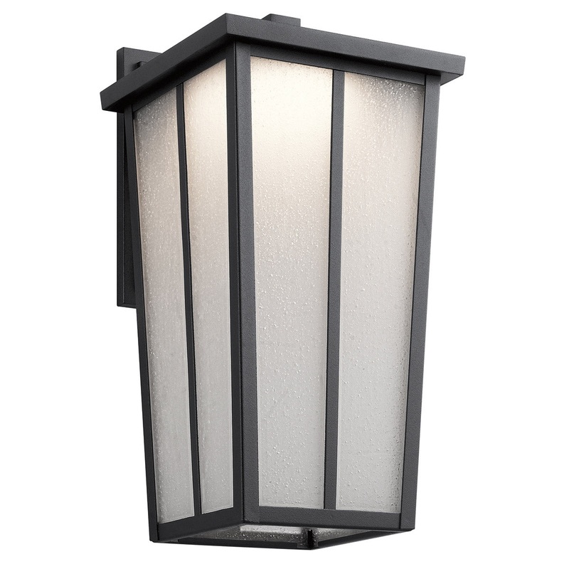 Kichler 49624 Amber Valley 9″ Wide LED Outdoor Wall Lantern
