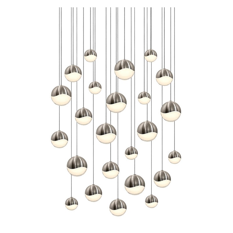 Sonneman 2918 Grapes 24-lt 27″ LED Round Multipoint Pendant – Assorted