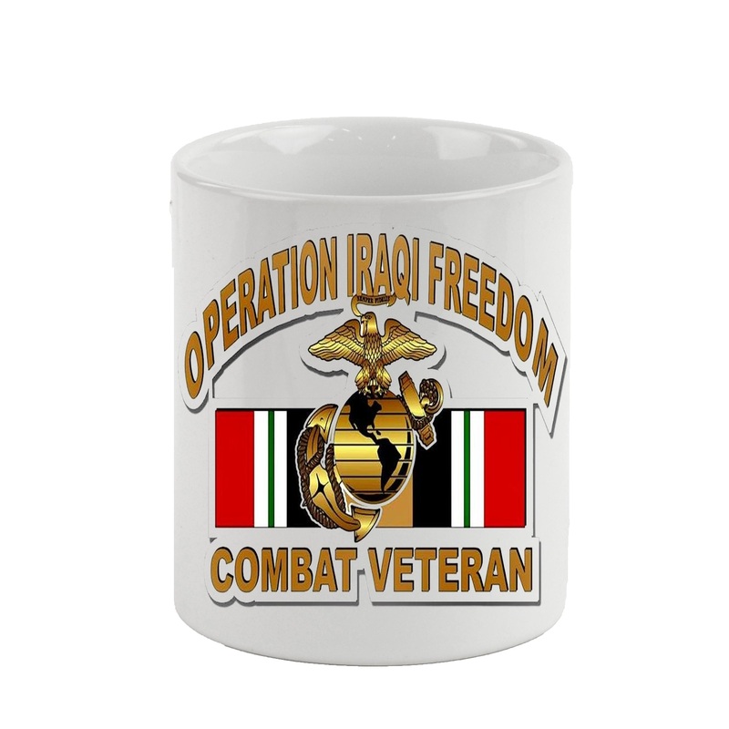 SUBLIMART: Veteran – Mug ‘Operation Iraqi Freedom Combat Veteran’ (Design #26)
