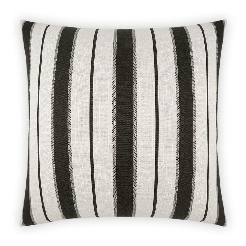 D.V. Kap 22″ x 22″ Outdoor Throw Pillow | Ebony