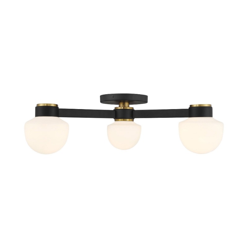 Savoy House M60079 3-lt 30″ LED Semi-Flush Mount