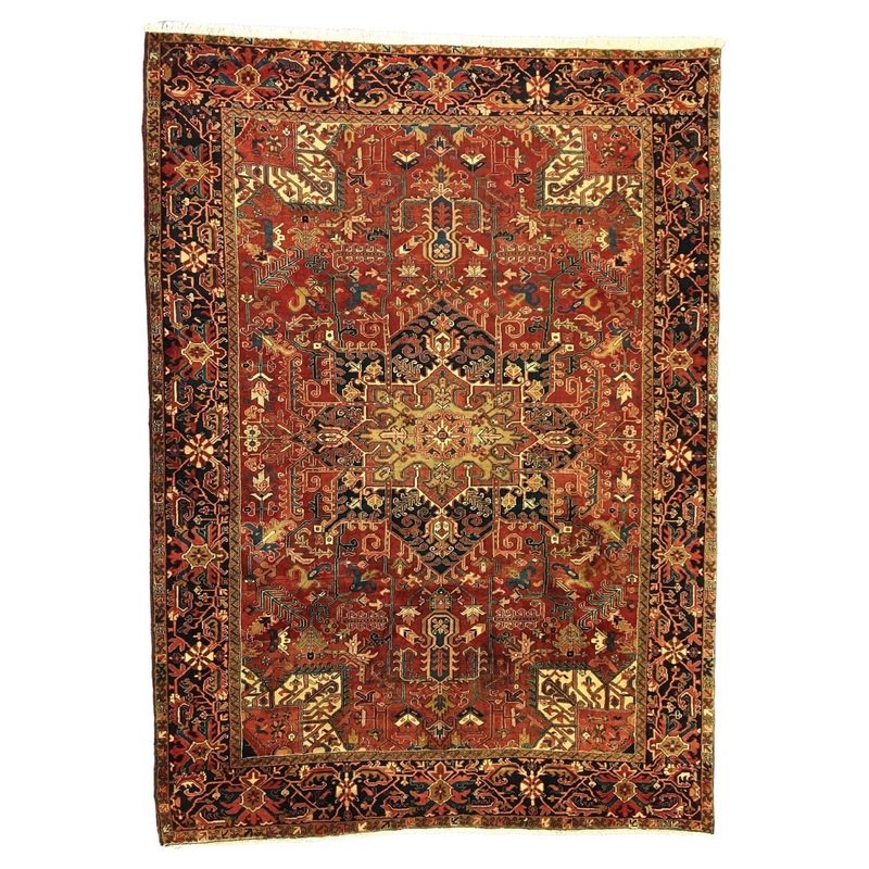 SEMI-ANTIQUE PERSIAN HERIZ  8′ 11 X 12′ 1″