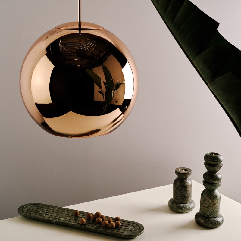 Tom Dixon Copper LED Pendant