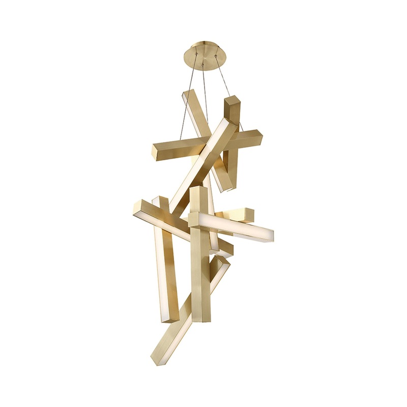 Chaos Vertical LED Chandelier
