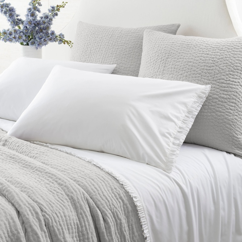 Classic Ruffle Pillowcases (Pair) | White