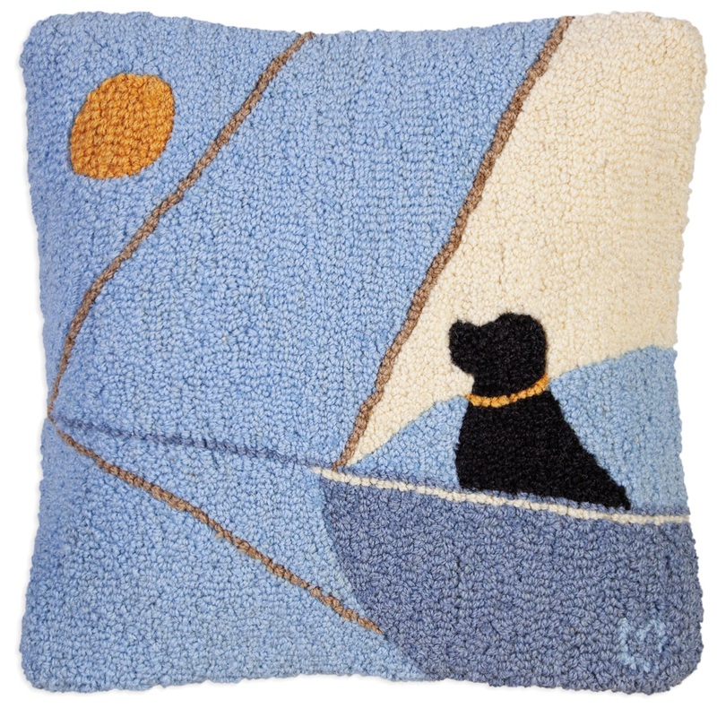 Follow The Sun Black Lab – 18″ x 18″