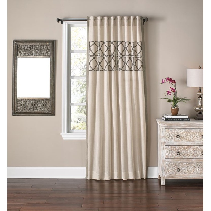 Ory Wheat Colored Cotton Linen Panel