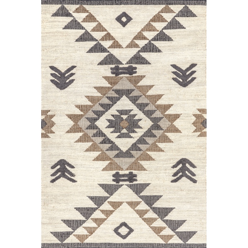 Edina Southwestern Valley Peaks Rug | Natural