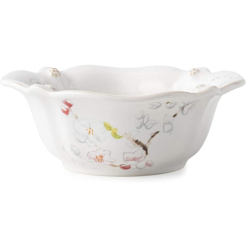 Juliska Berry & Thread Floral Sketch Cherry Blossom Cereal/Ice Cream Bowl