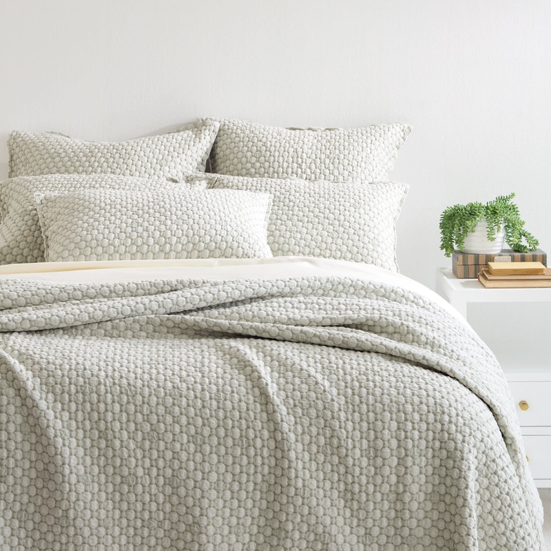 Lodi Matelasse Coverlet | Sage